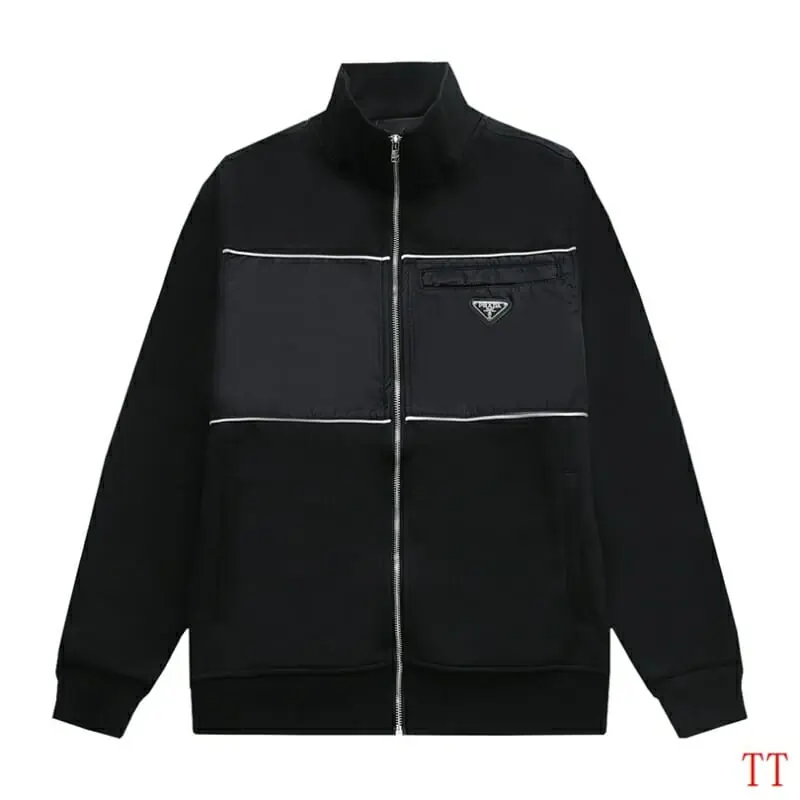 prada veste manches longues pour unisexe s_12477aa